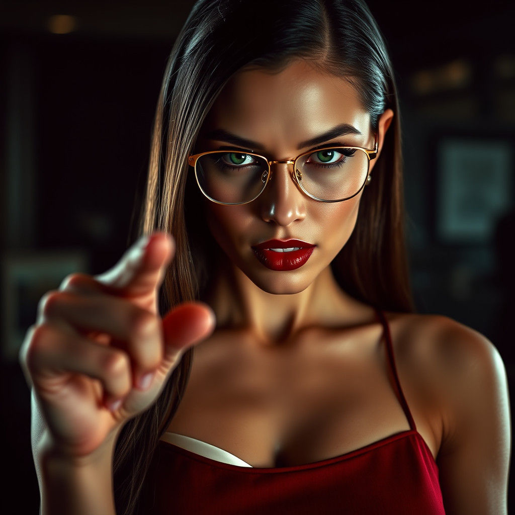 Confident Secretary Demands Raise in Cinematic Style