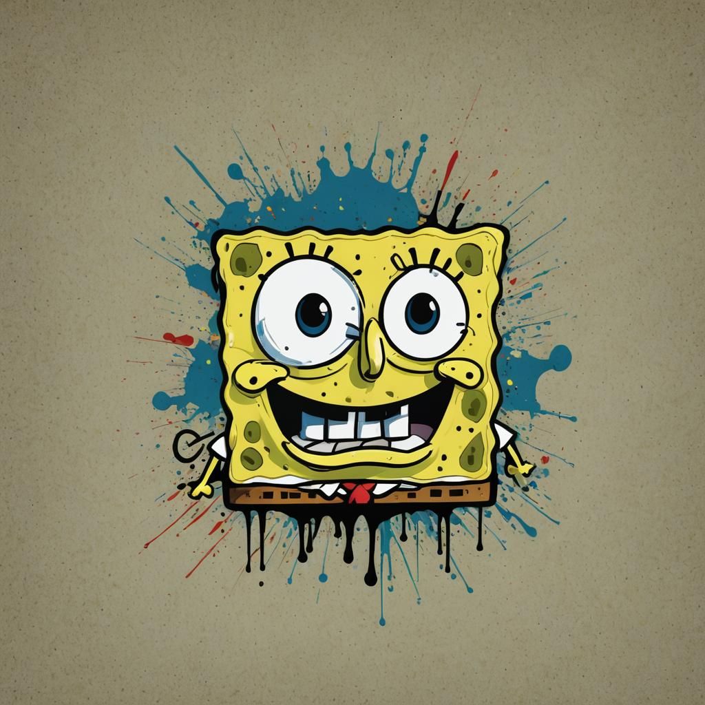 Vibrant Pop Art Portrait of a Beloved Cartoon Character