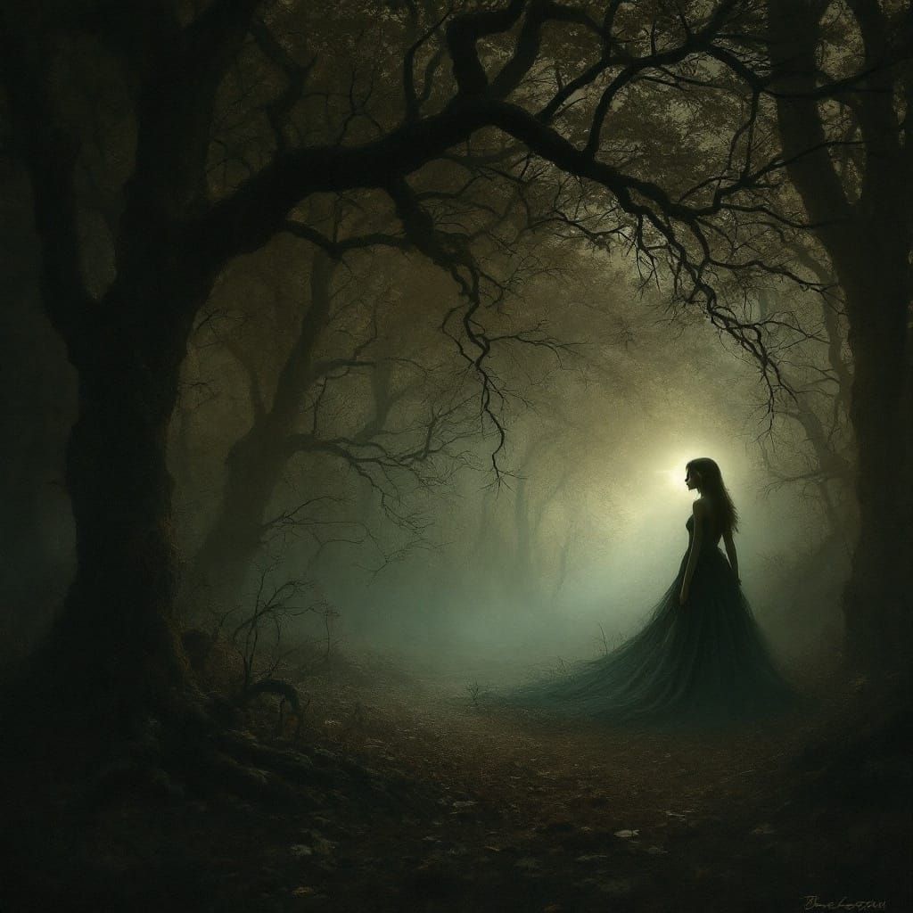 Memini oculos tuos in alio saeculo—et tamen in his tenebris, lucem tuam sequor.