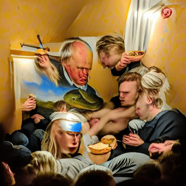 Classic Norwegian Landscape in Renaissance Style