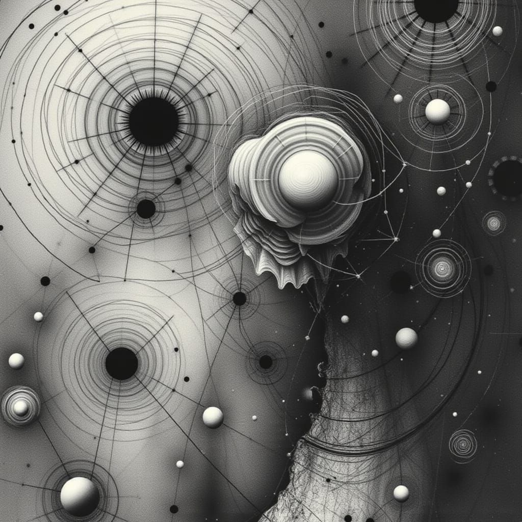 Arcane Avatar Unfolding: Surreal Digital Art