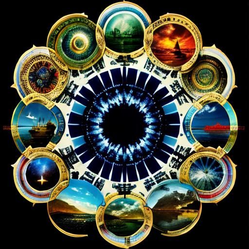 Vibrant Kaleidoscope in Hyperrealistic CGI Style