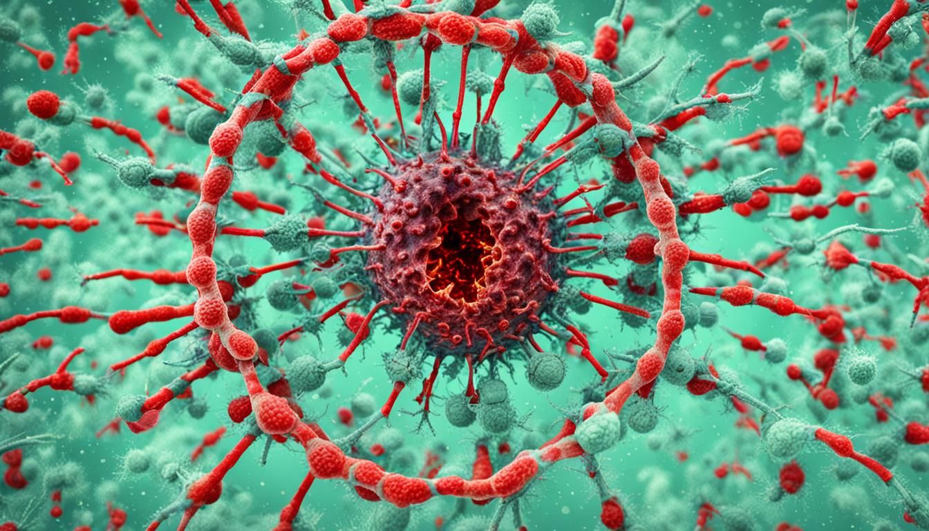 Detailed Virus Cell Illustration
