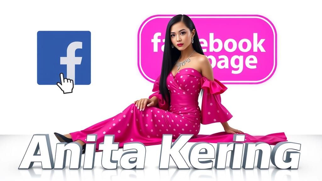 Confident Digital Influencer in Futuristic Social Media Styl...