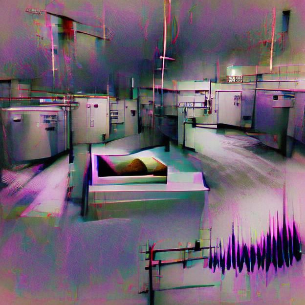 Monochrome Morgue: Silent Interior Still Life