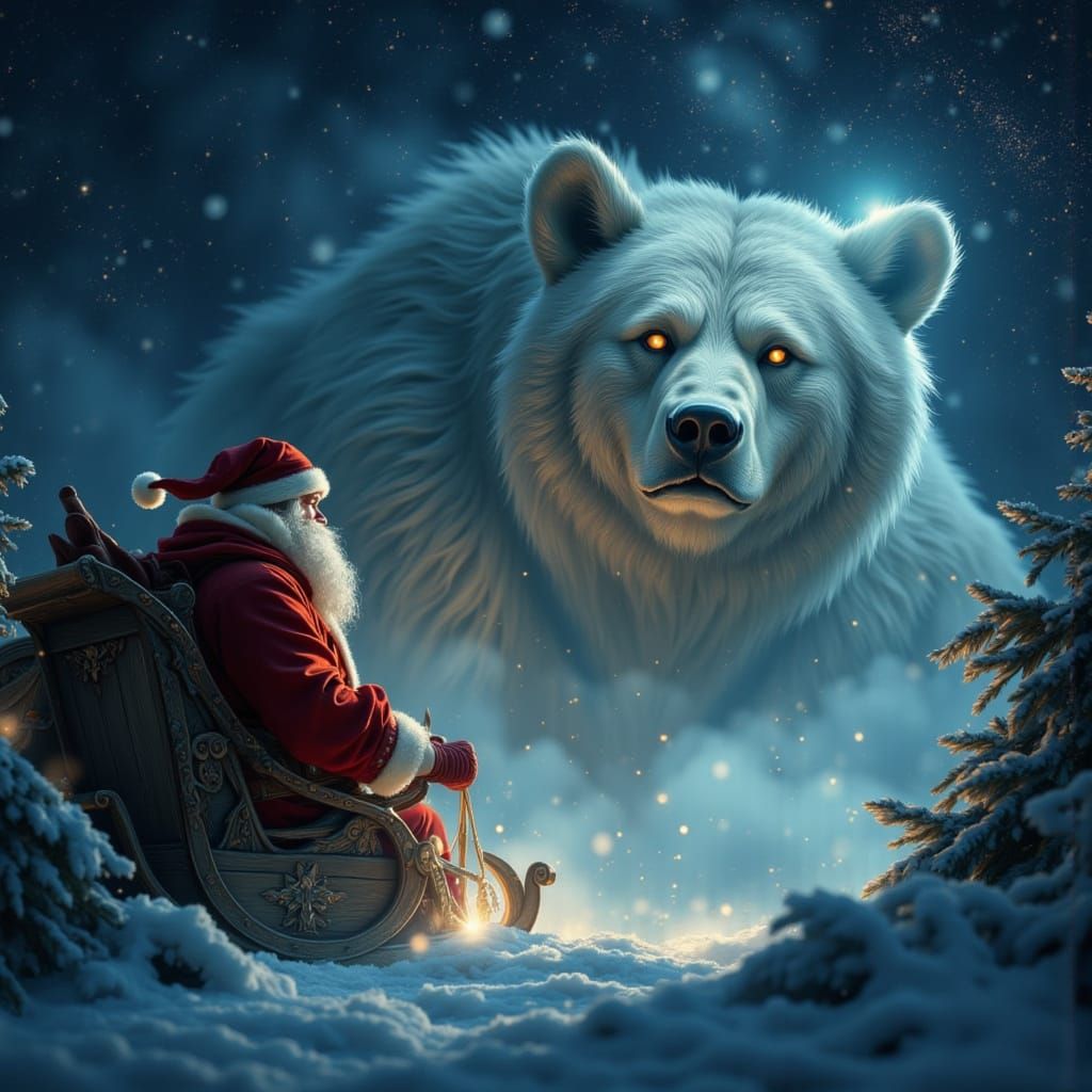 Santa Claus Journey to a Mythical World