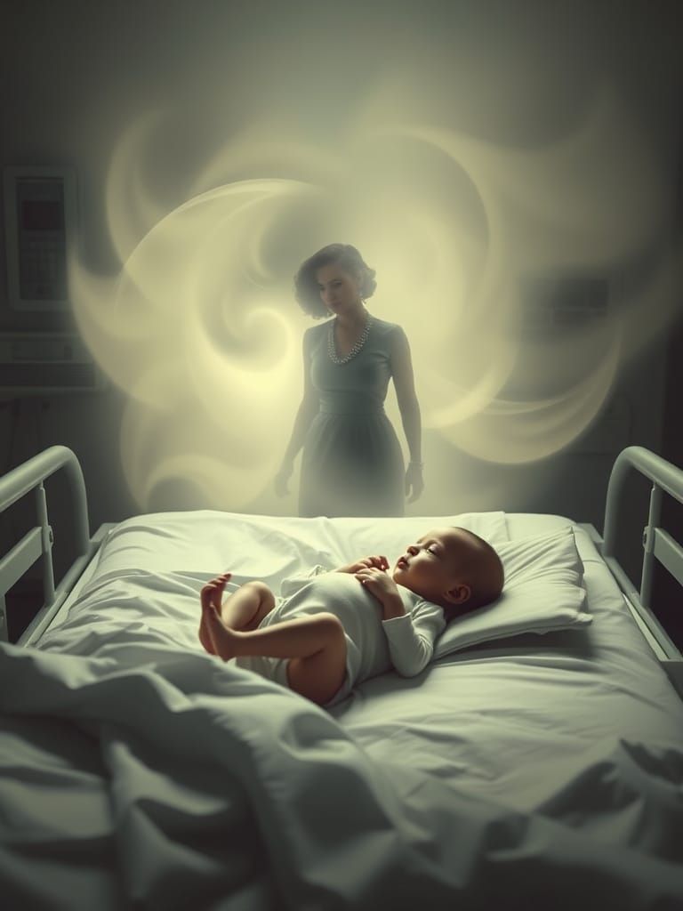 A Newborn Infant Faces a Fading Mother in a Haunting, Melanc...