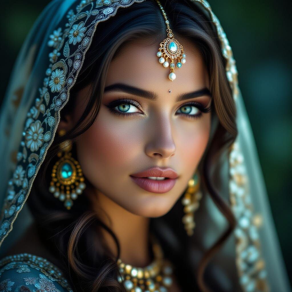 Divine Feminine Portrait with Cinematic Detail