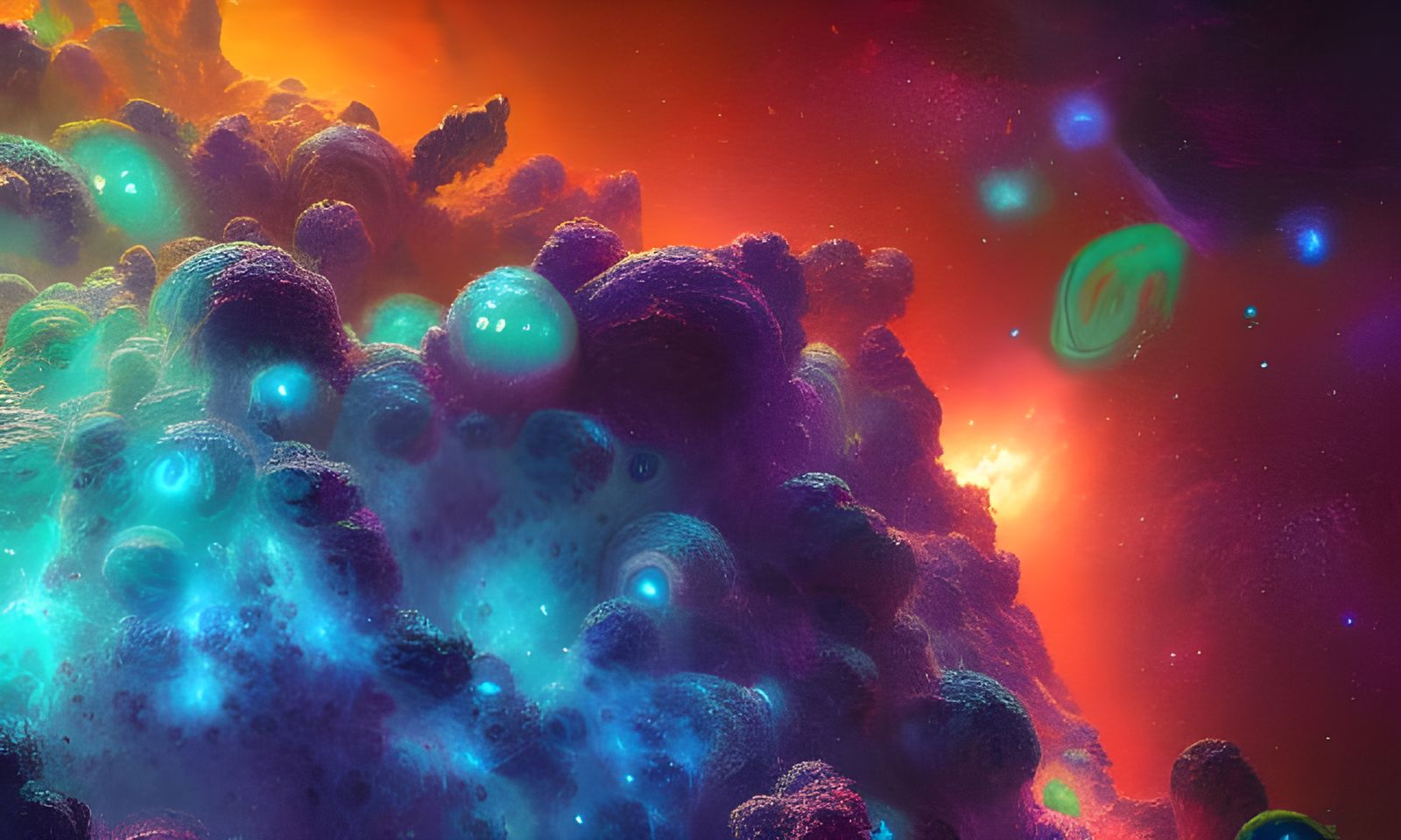 Crystallized Galaxy: Hyperdetailed Fantasy Art