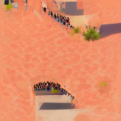 Endless Queue Leading to the Gates of Hell