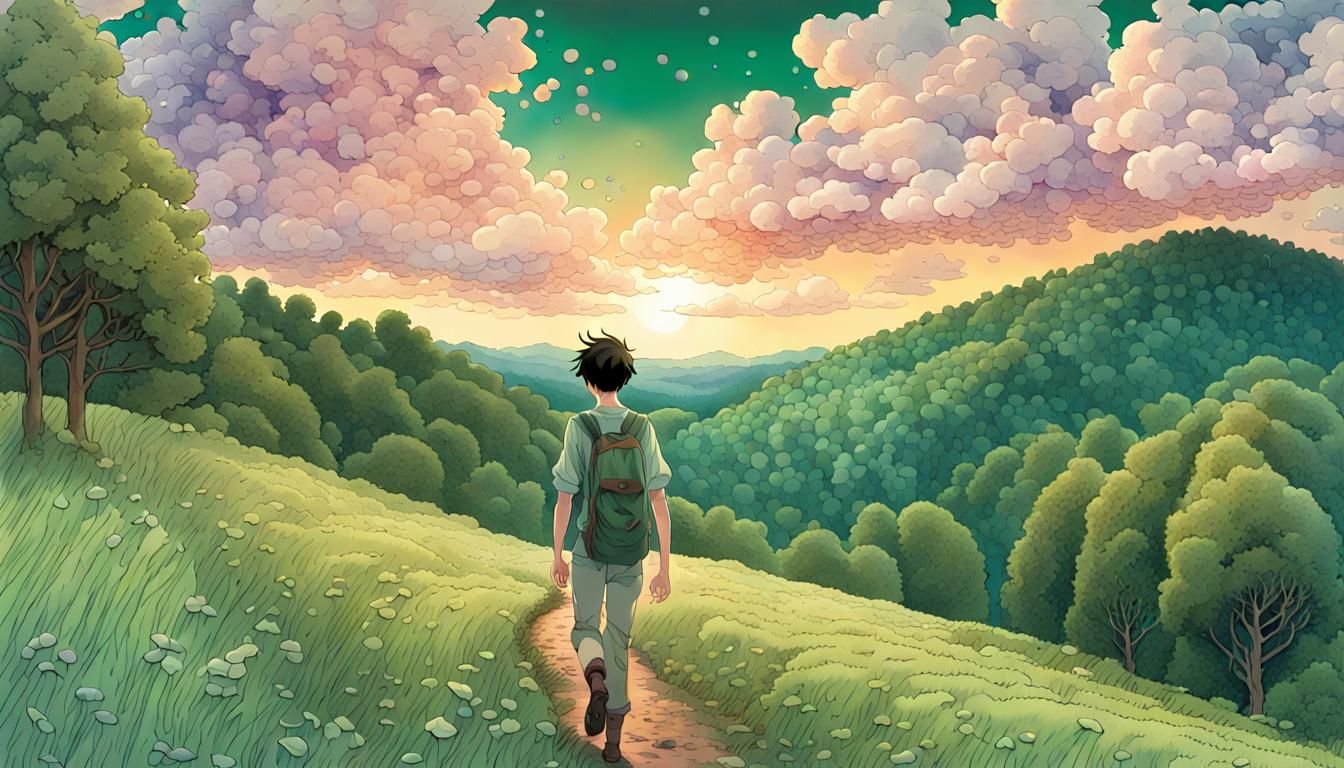 Lustrous Manga Hike with Klimt Forest