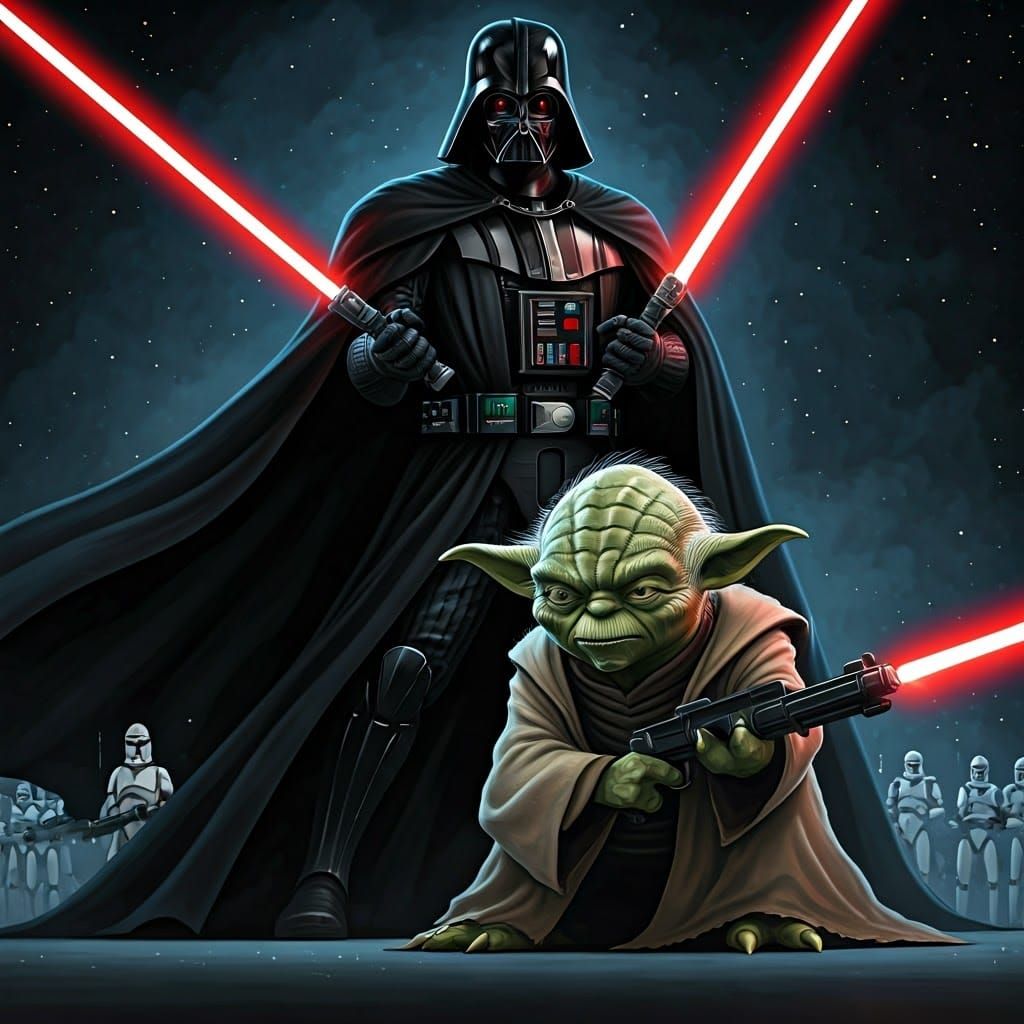 Vader and Yoda - Together Again