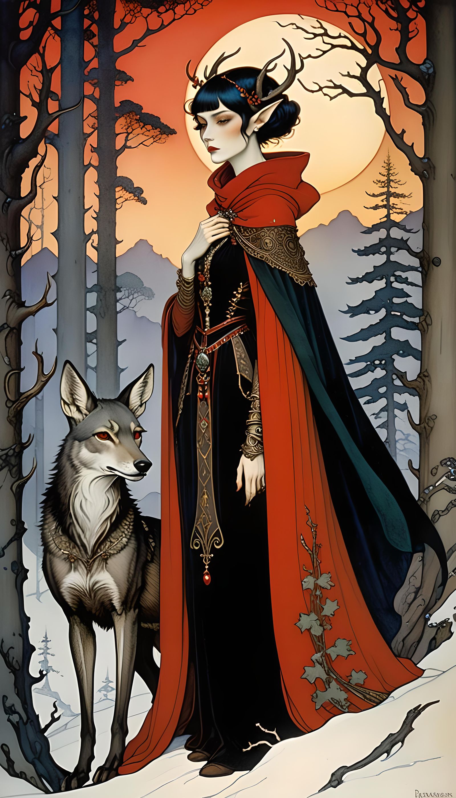 Backdoor with the red hood & the bad wolf