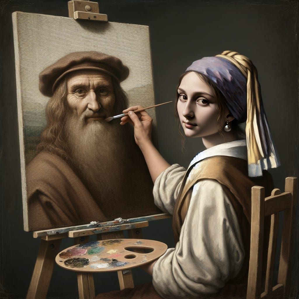 Girl with the Pearl earring painting Johannes Vermeer