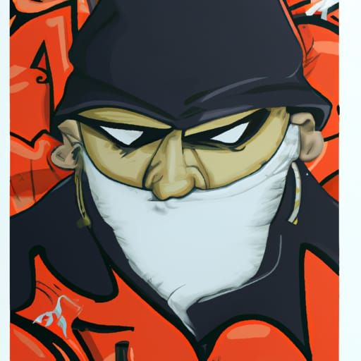 Comic Book Style Graffiti Art