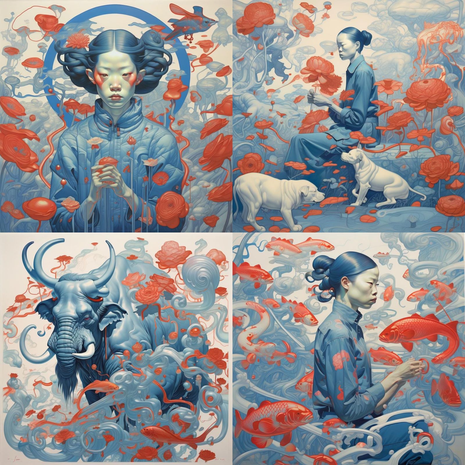 Ethereal Illustration in James Jean Style