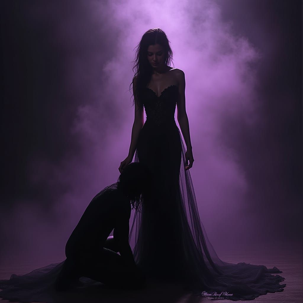 Sensual Silhouette: A Powerful Feminine Figure