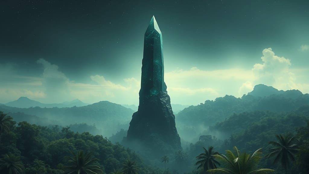 Cosmic Spire Emerges from the Jungle