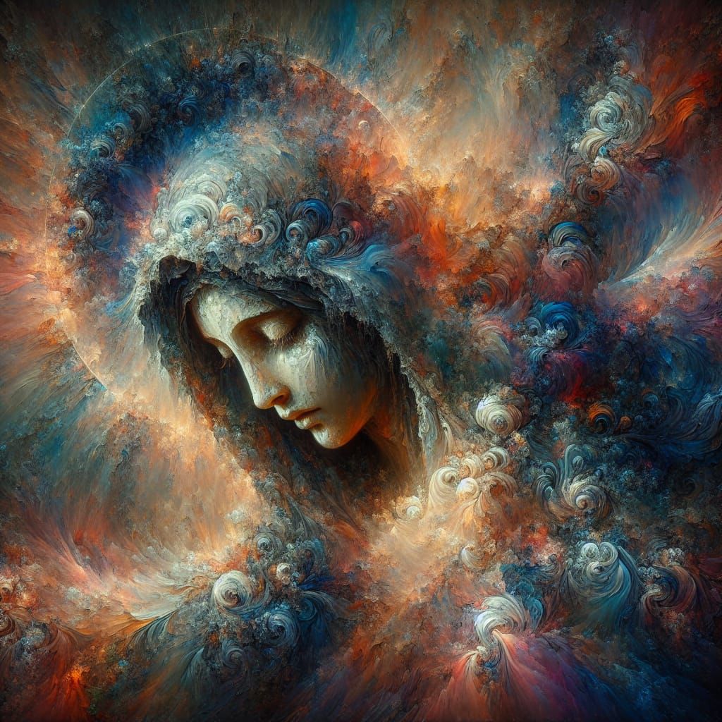 Virgin Most Merciful: Detailed Matte Painting