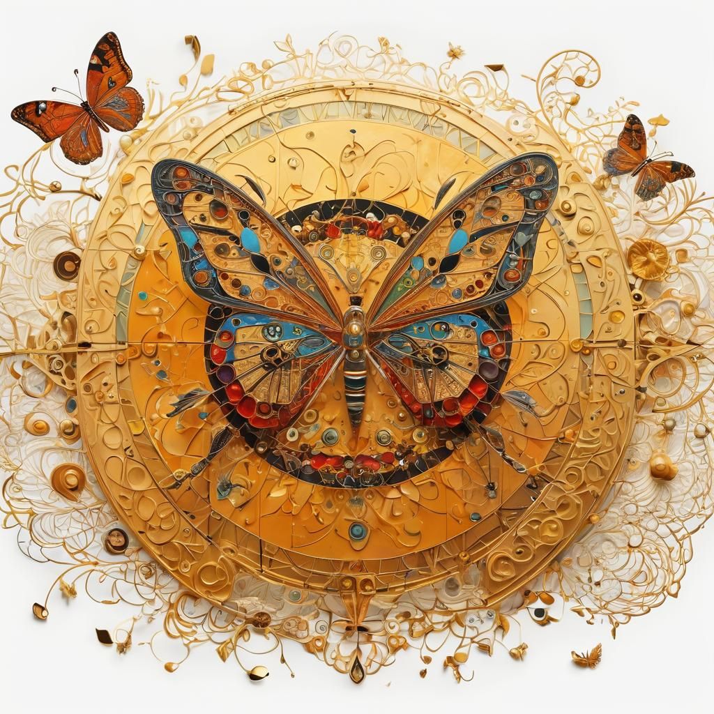 Isometric Folk Art in Abstract Style