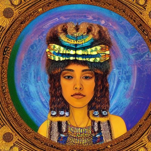 Goddess in Celestial Splendor