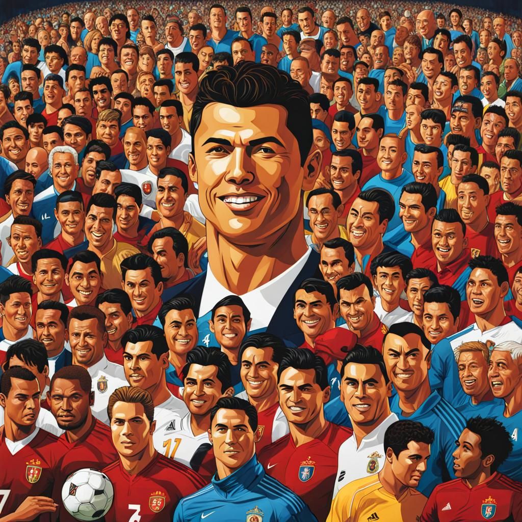 Portrait of Cristiano Ronaldo