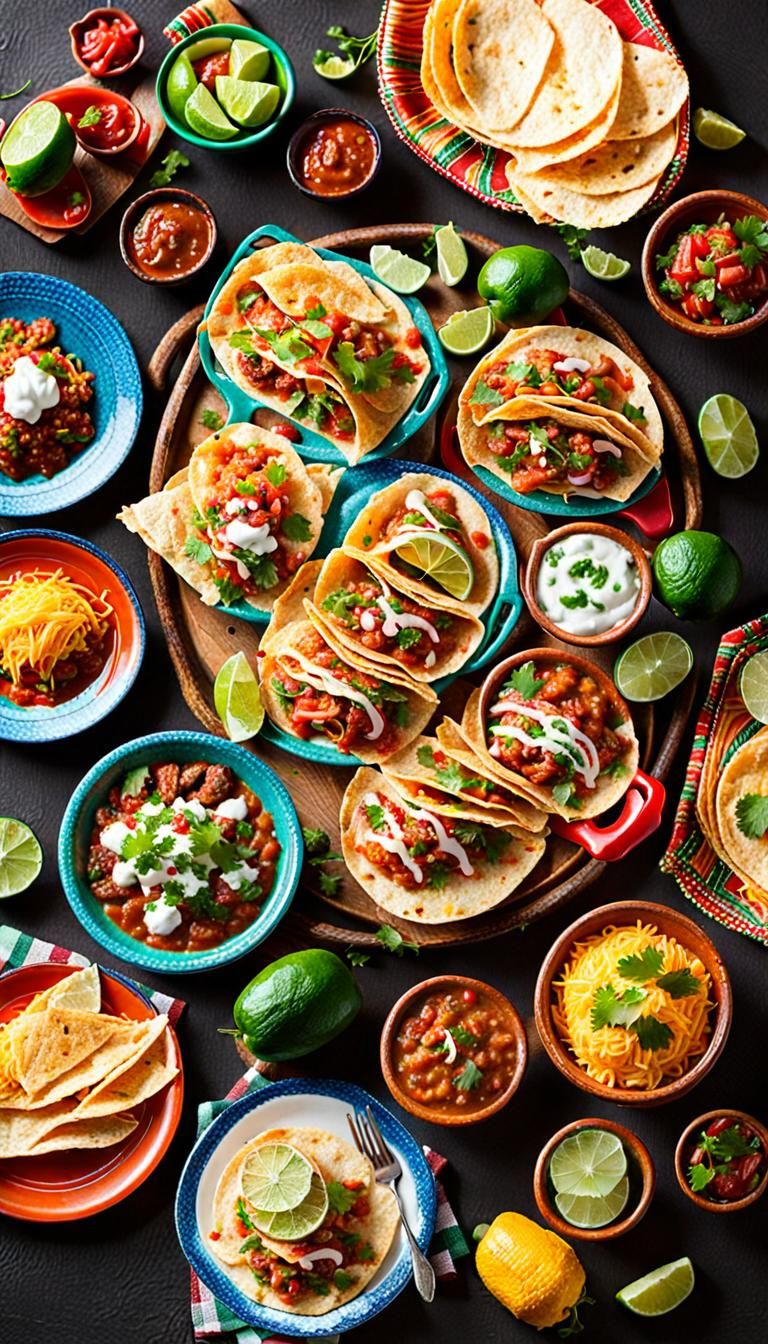 Festive Cinco de Mayo Feast in Mexico