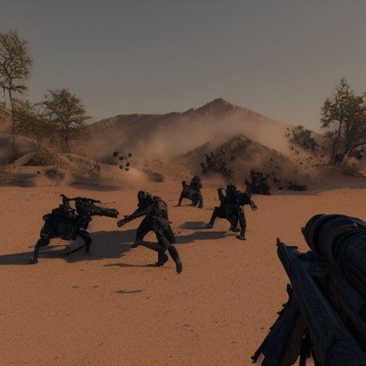 Skynet Versus Badger Gang: 3D Rendered Battle