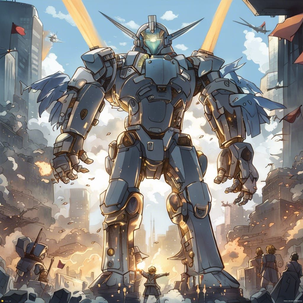 War Colossus of Rhodes: Anime Combat Mech