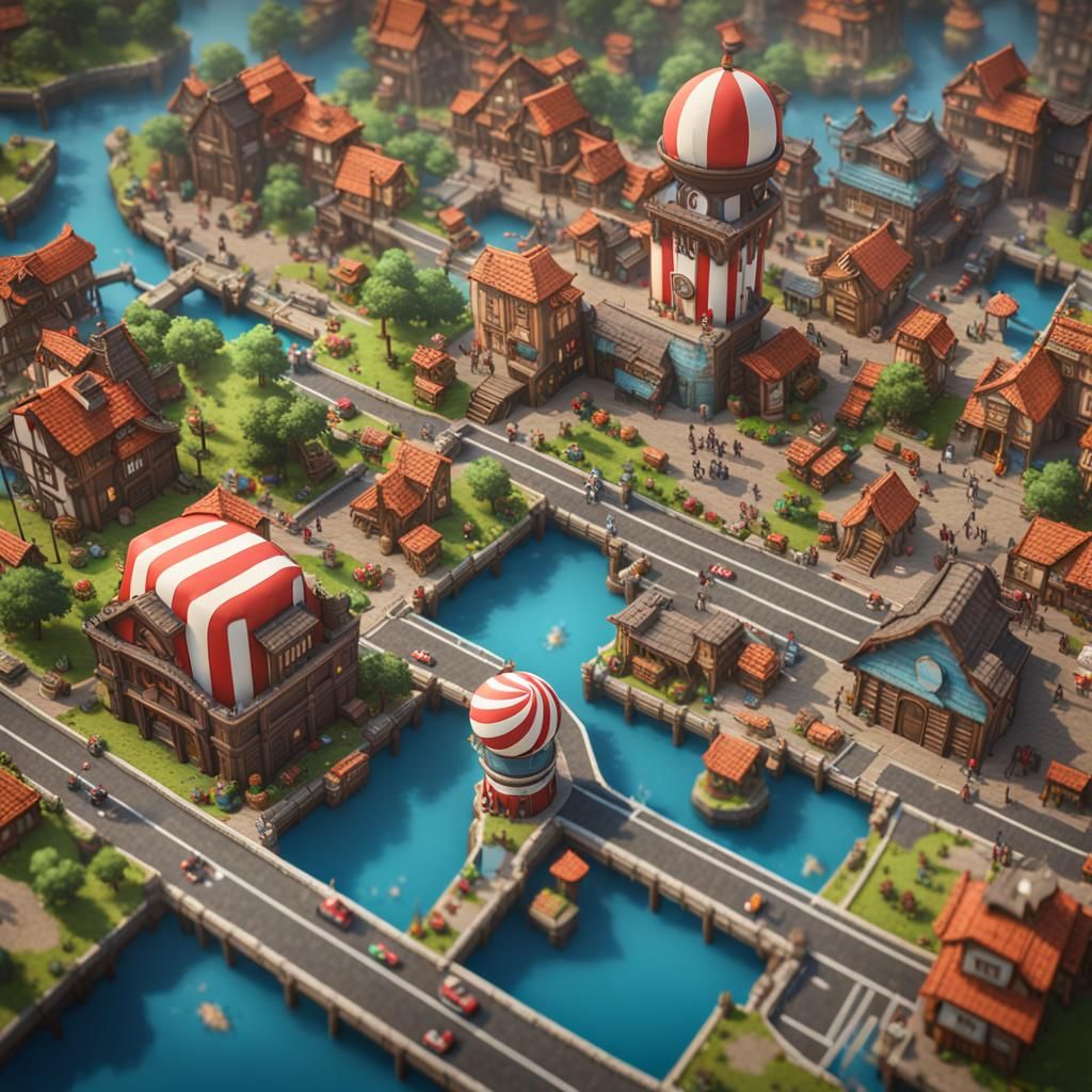 Find Waldo: 3D Game Cinematic Scene