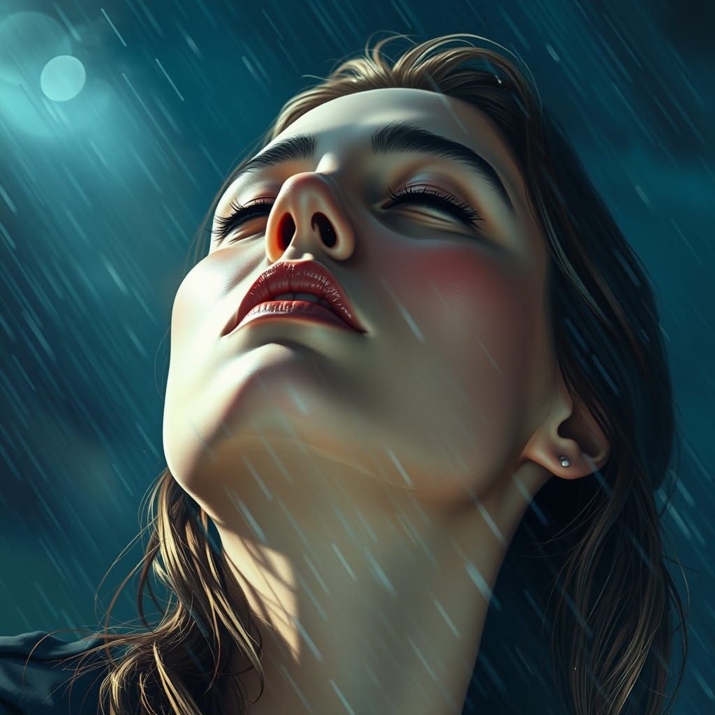 Ethereal Portrait of Contemplation