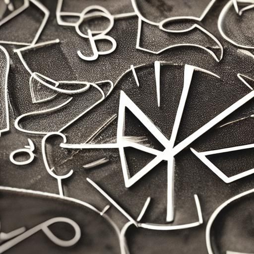 Fixcoin and Bitcoin Symbols in Low Poly Art