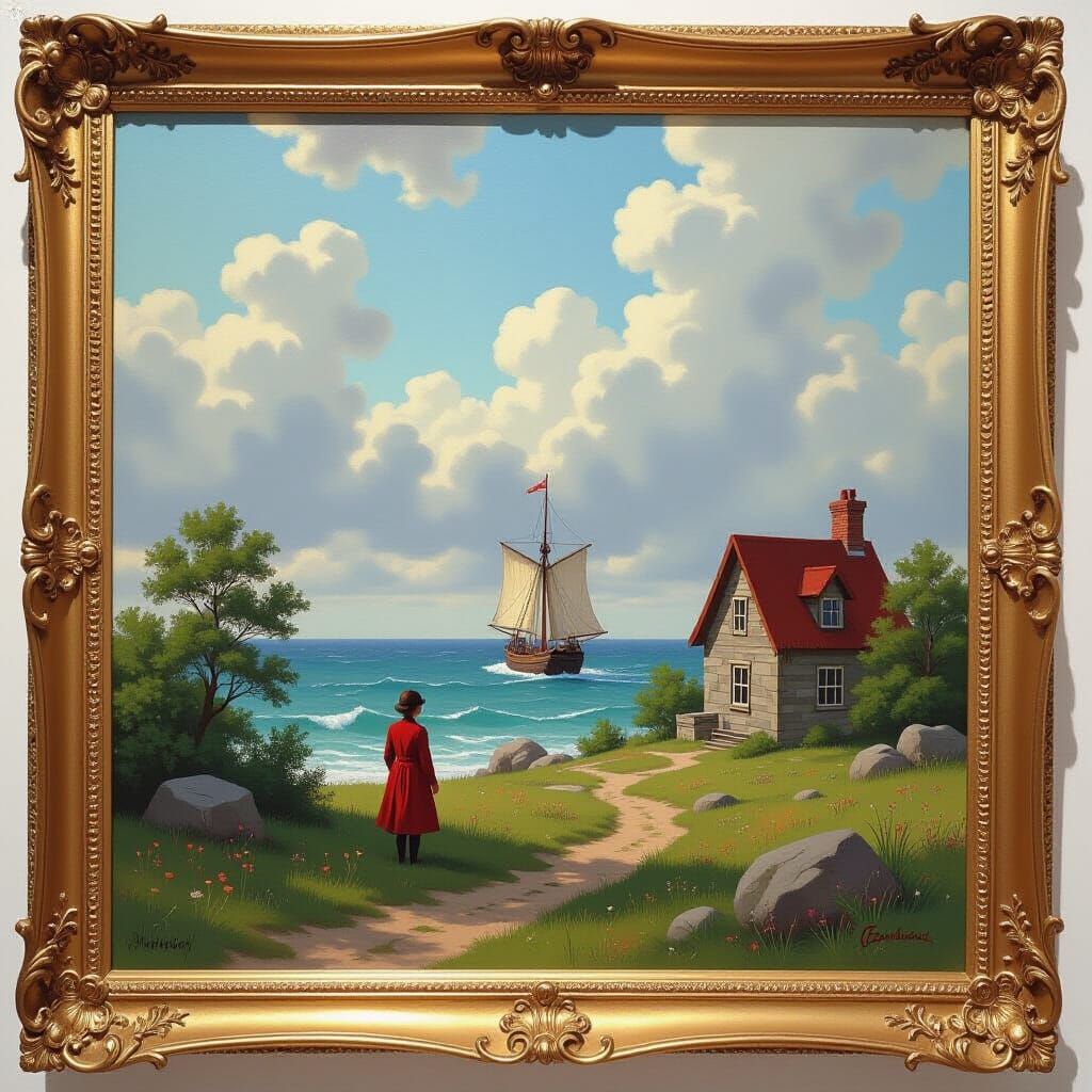 Academist Landscape Oil Painting