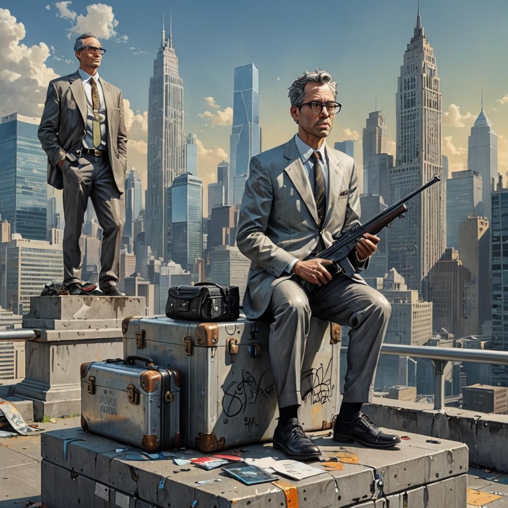 Monument to the American Dream in Digital Art