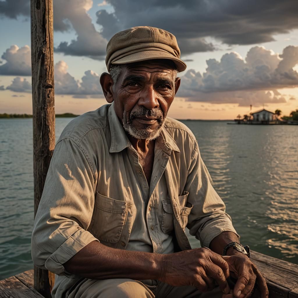 Cuban man in Cienfuegos