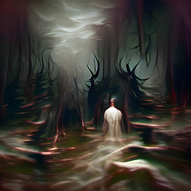 Sinister Forest of Wandering Spirits: A Dark Fantasy