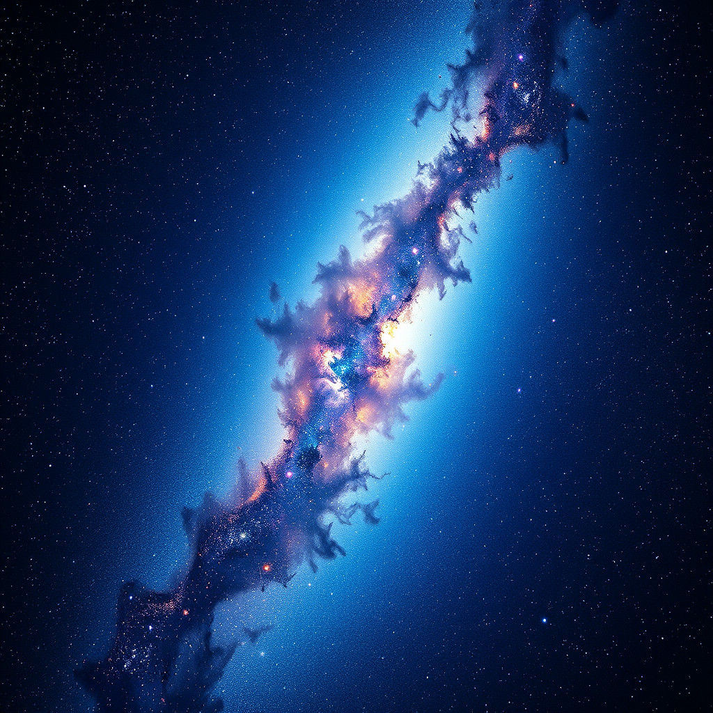 Spectacular 3D Milky Way Galaxy Render