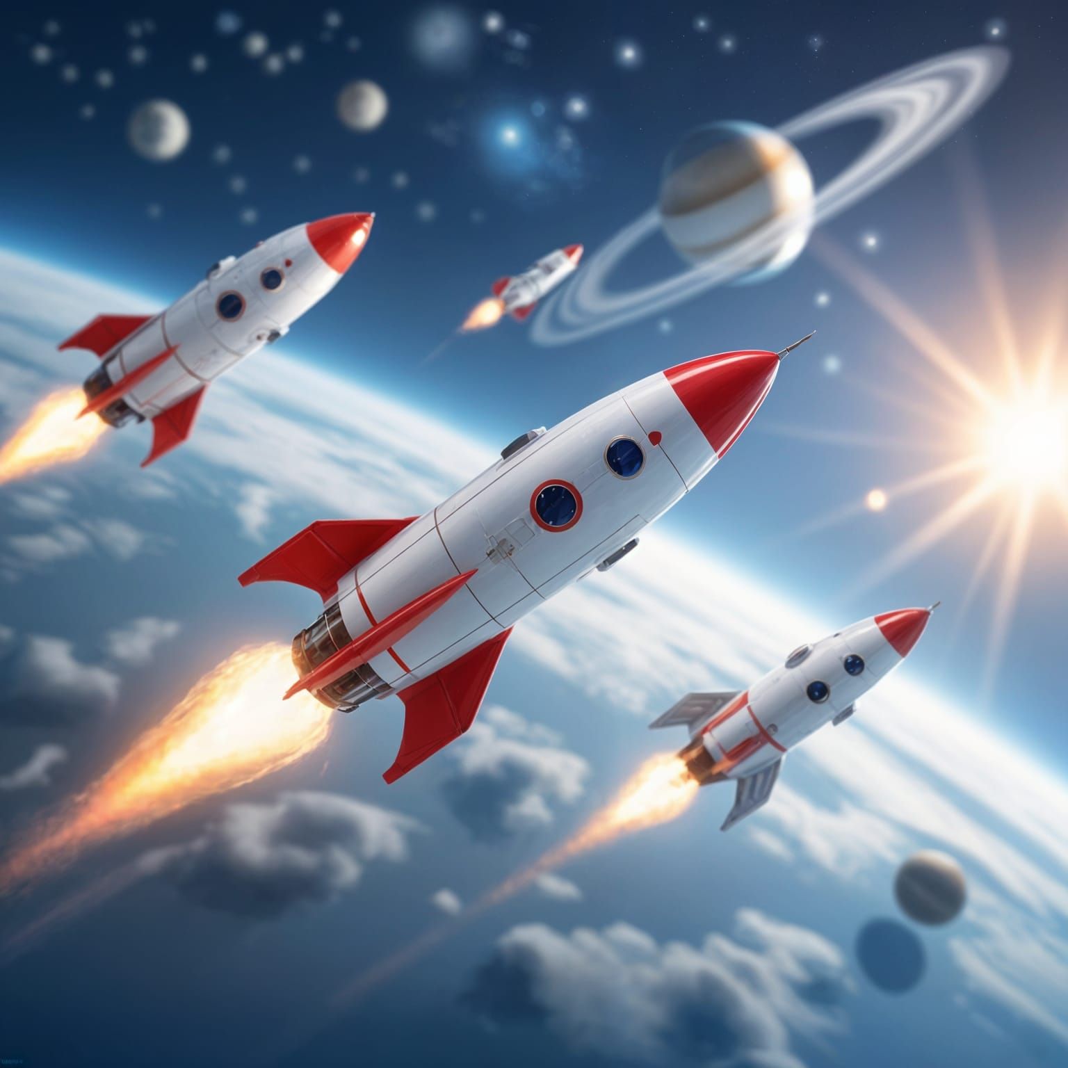 Exploring space on a small scale