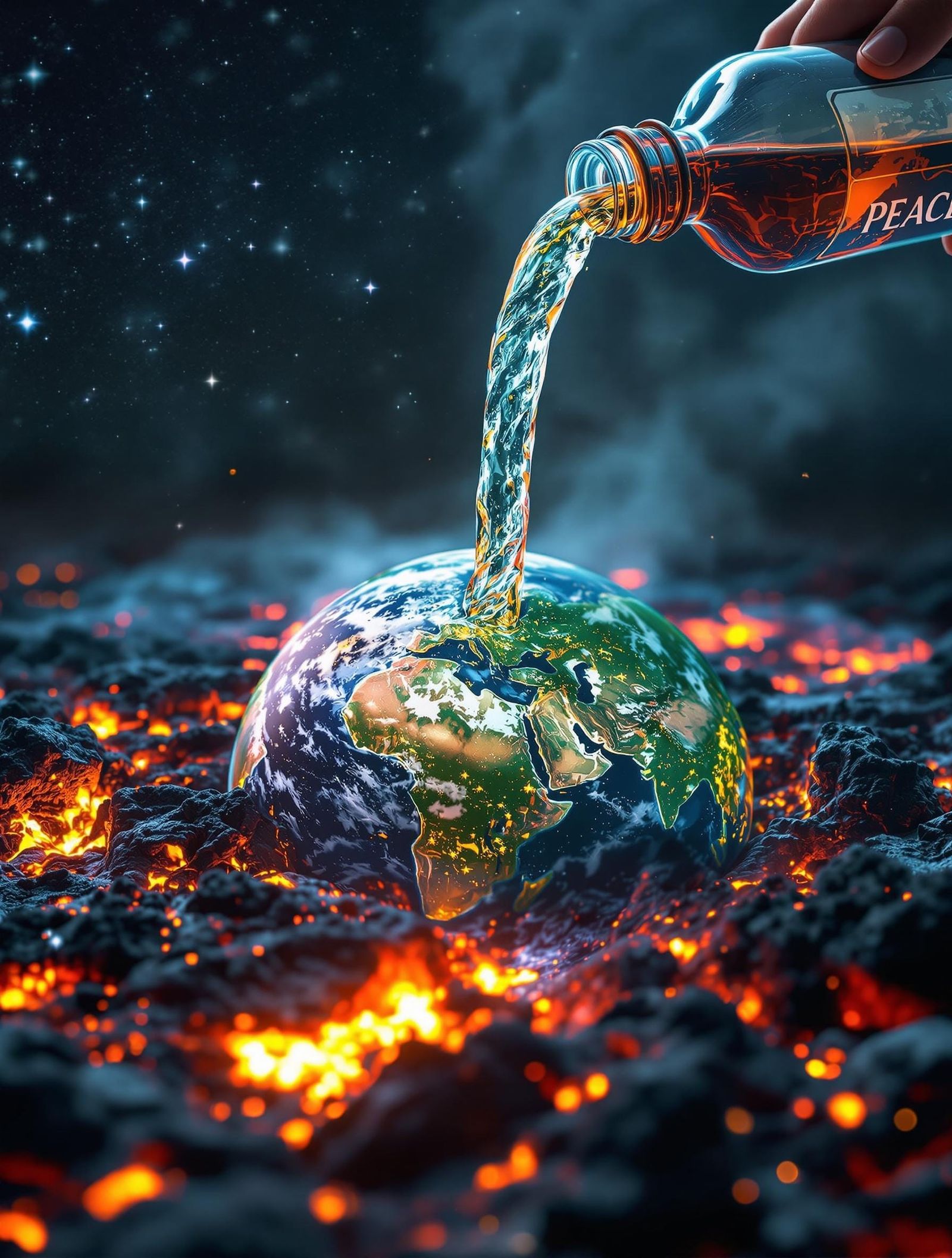 Surrealistic Rebirth of a Planetary Oasis