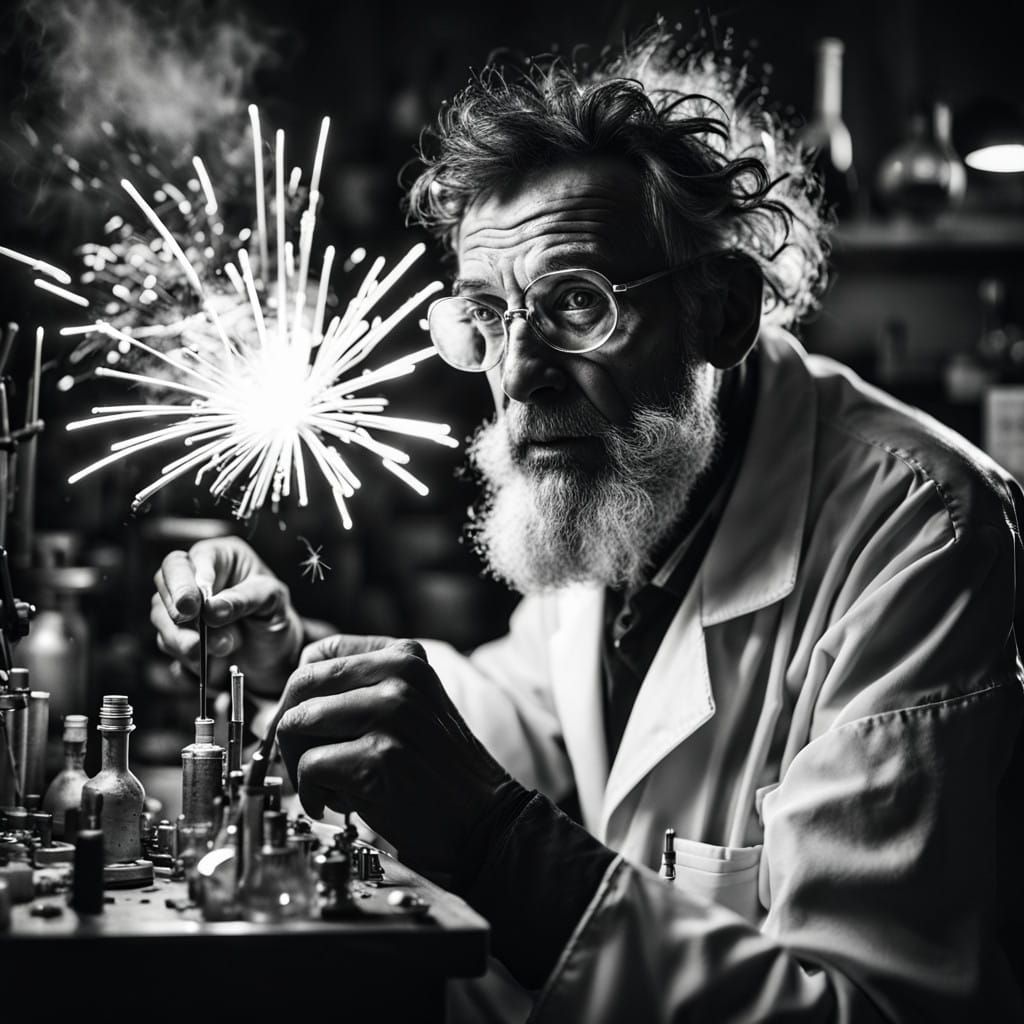 Mad Scientist Celebrates New Year's Eve with a Twist