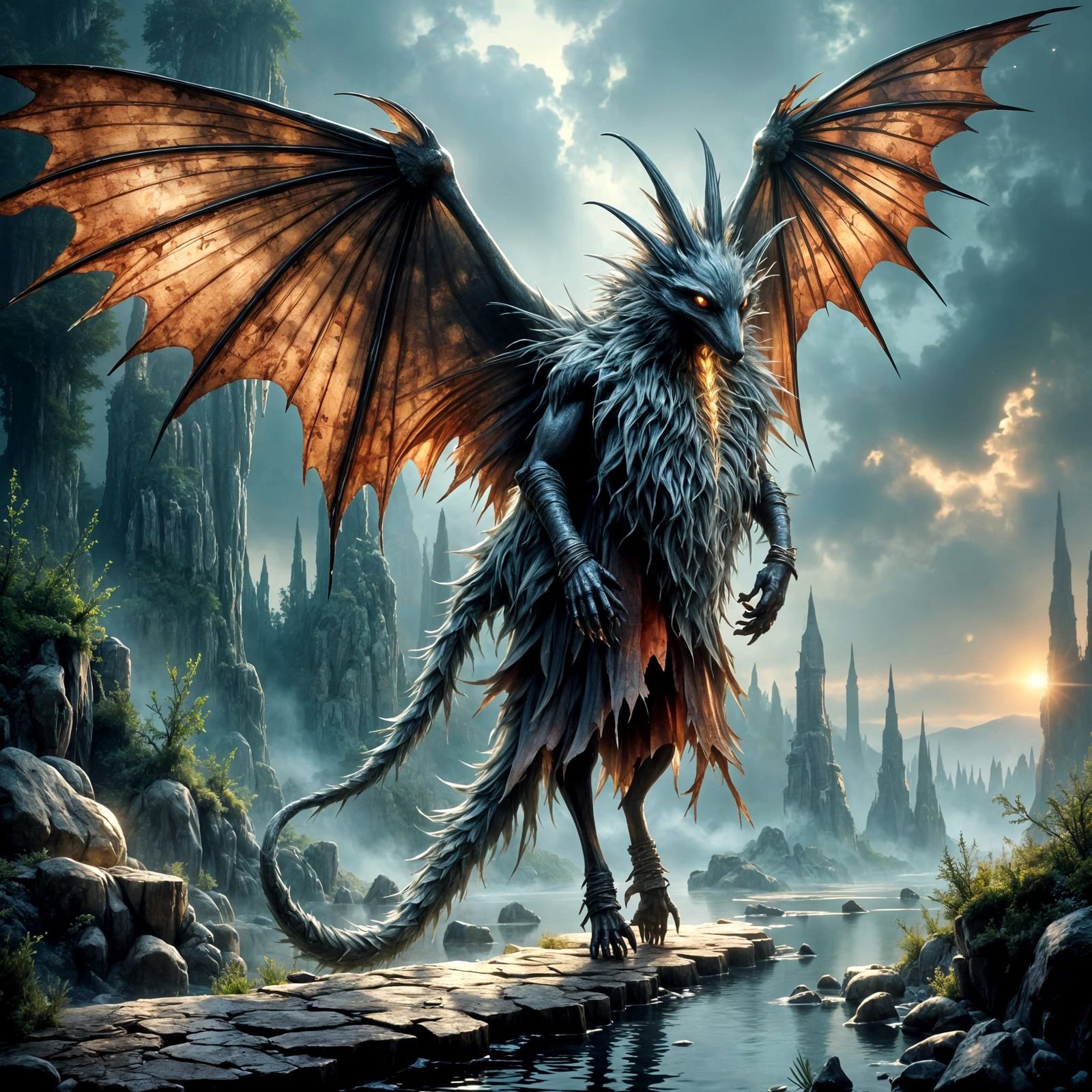 Fantasy World Creatures in Exquisite Dreamy Style