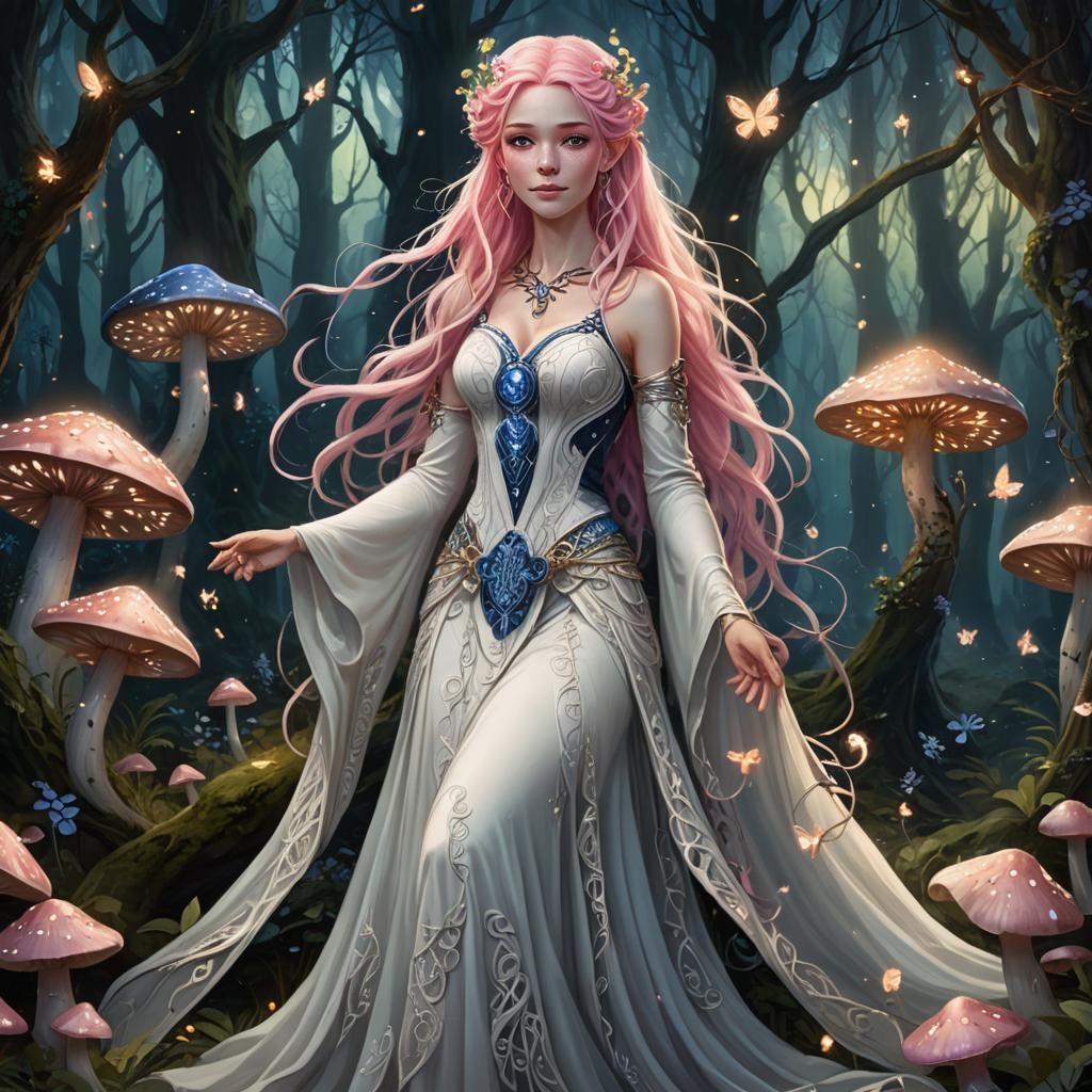 Ethereal Forest: Celtic Princess Fantasy Art
