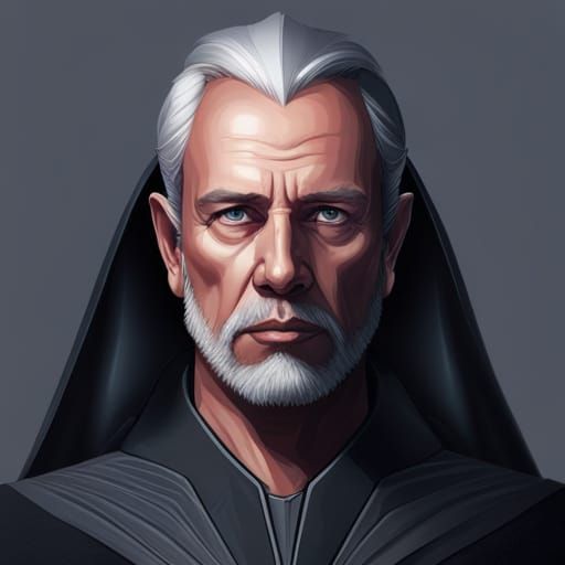 Anakin Skywalker as Sith Lord in Black Robes