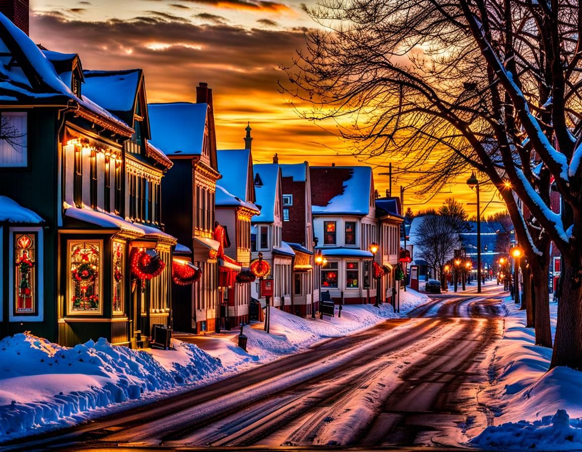 Future Christmas in Wisconsin: Art Nouveau Photo