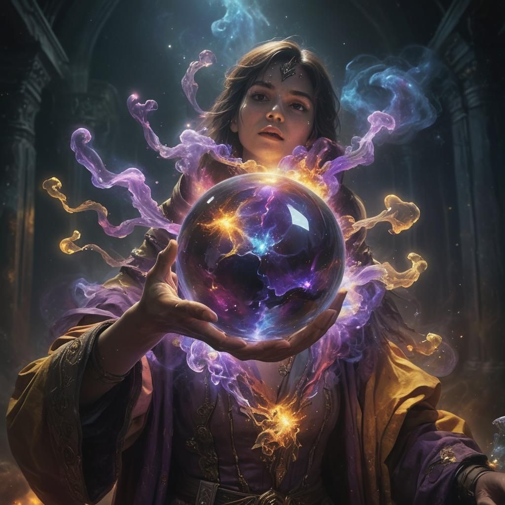 Surreal Astral Explosion in Graffiti Art Style