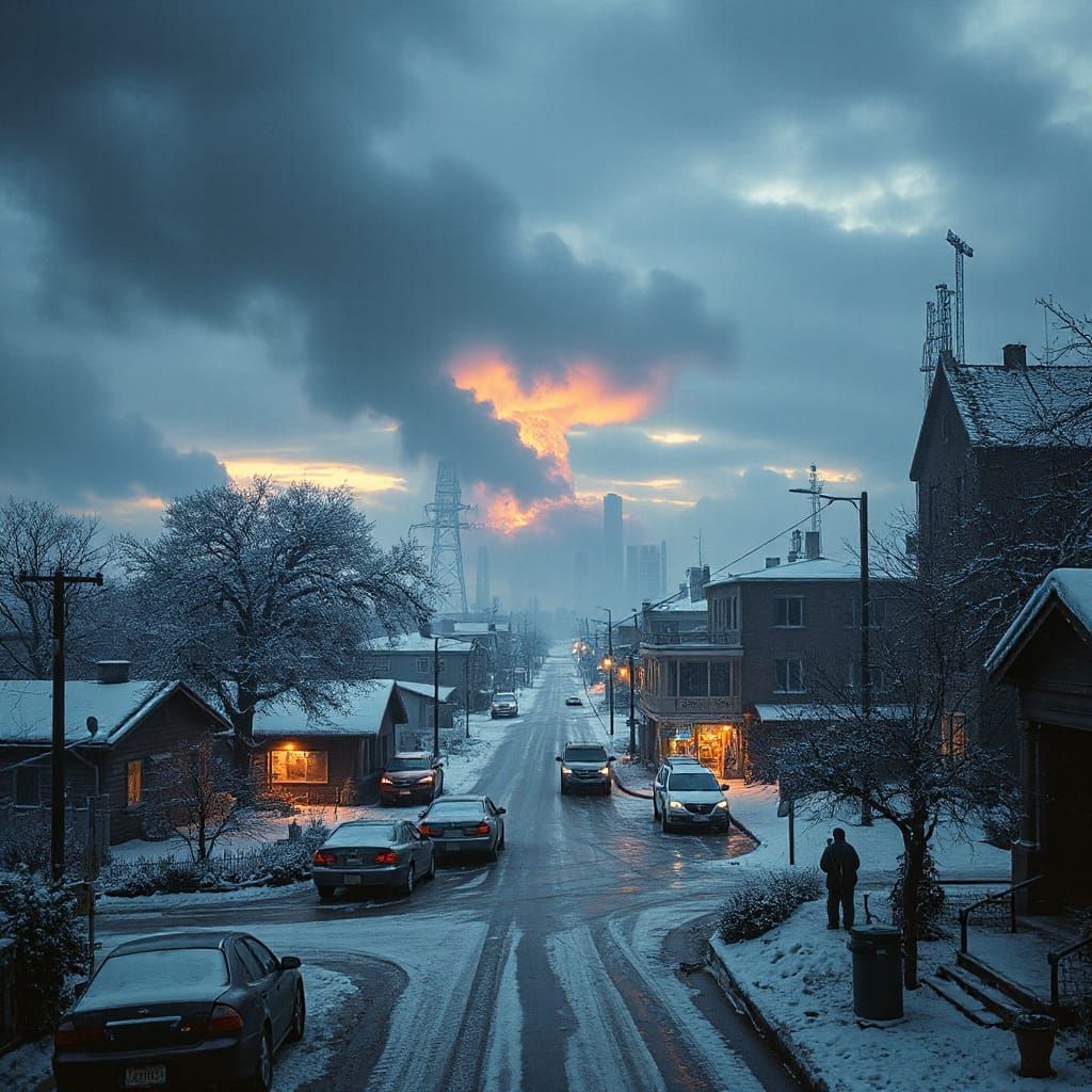 Nuclear Winter Descends on Apocalyptic City