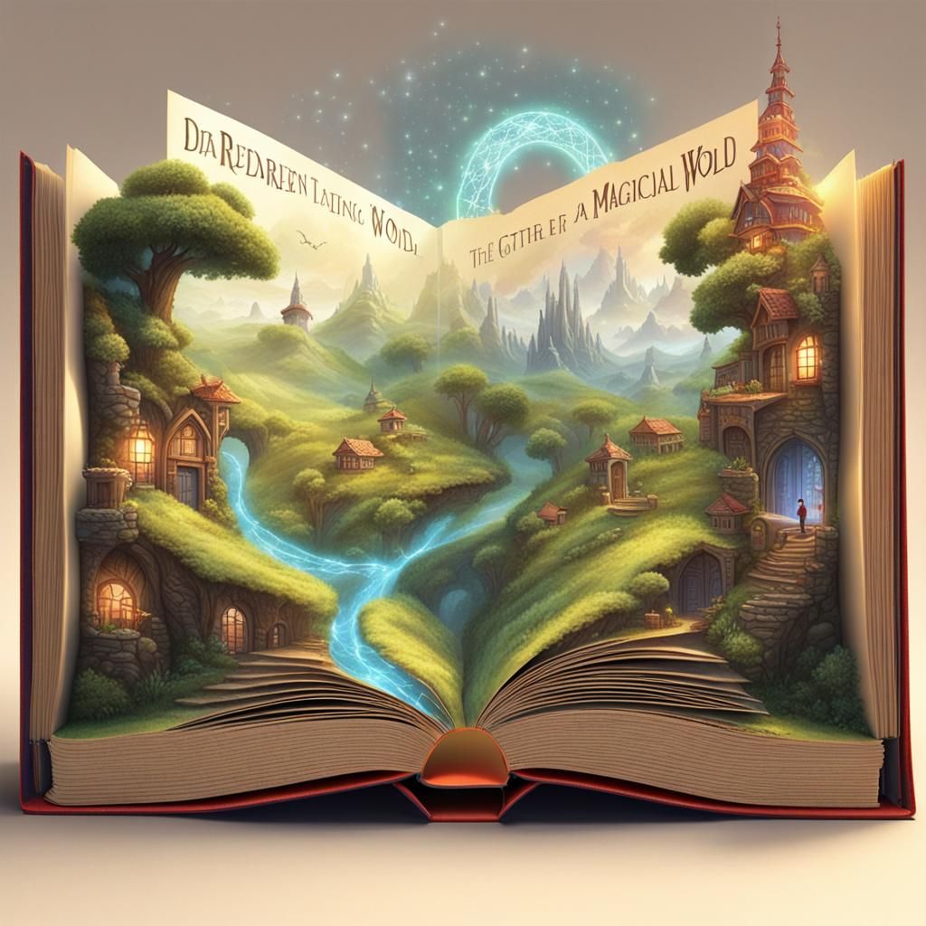 Magical Book Portal Opens to Another World
