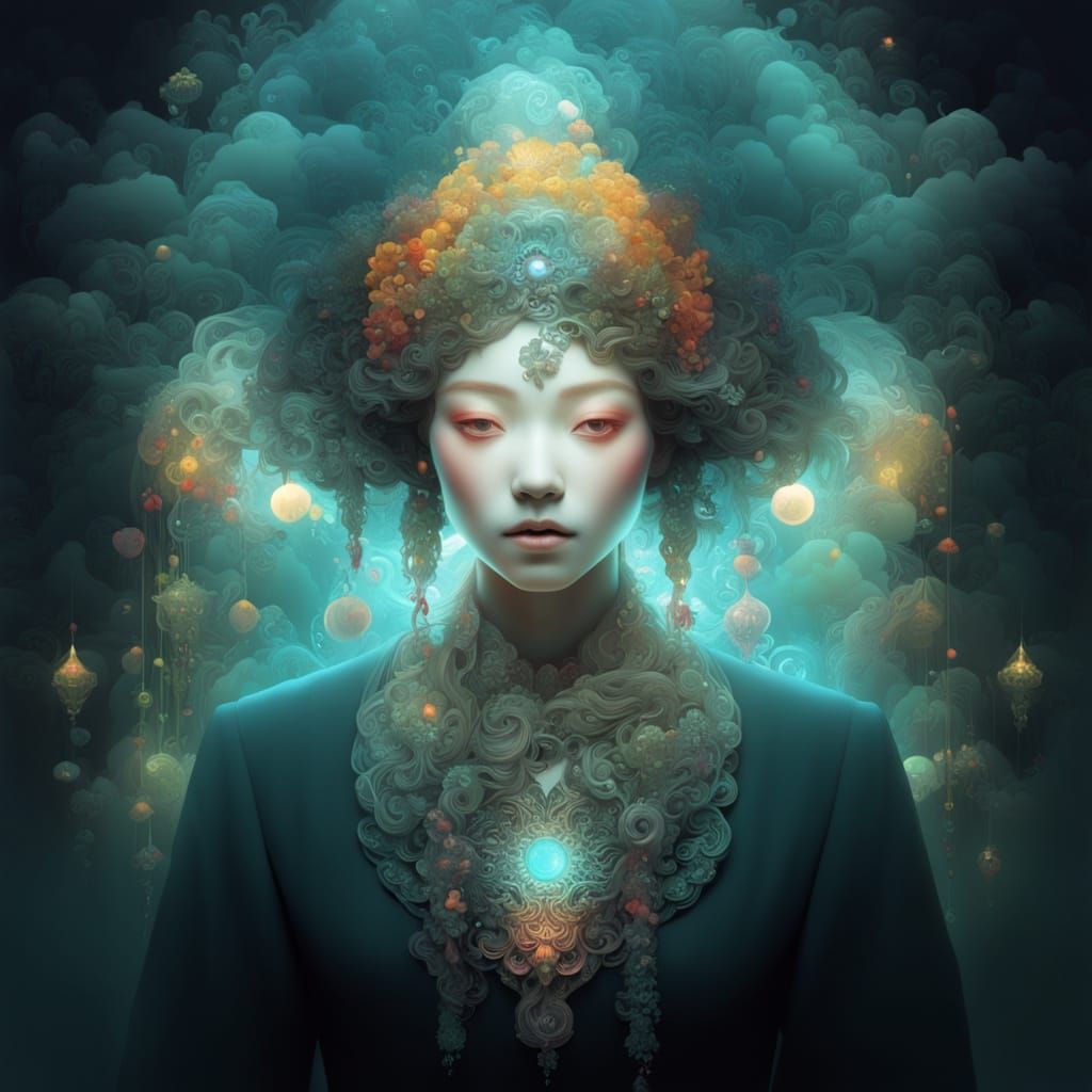 Ethereal Fantasy Art with Volumetric Lighting