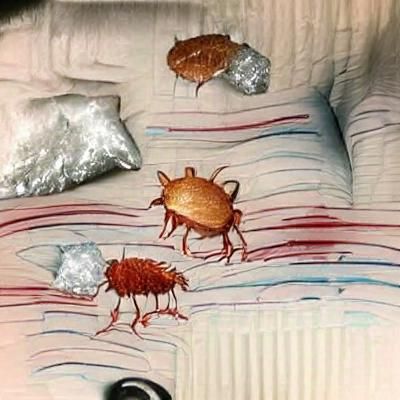 Detailed Close-Up of Bed Bugs