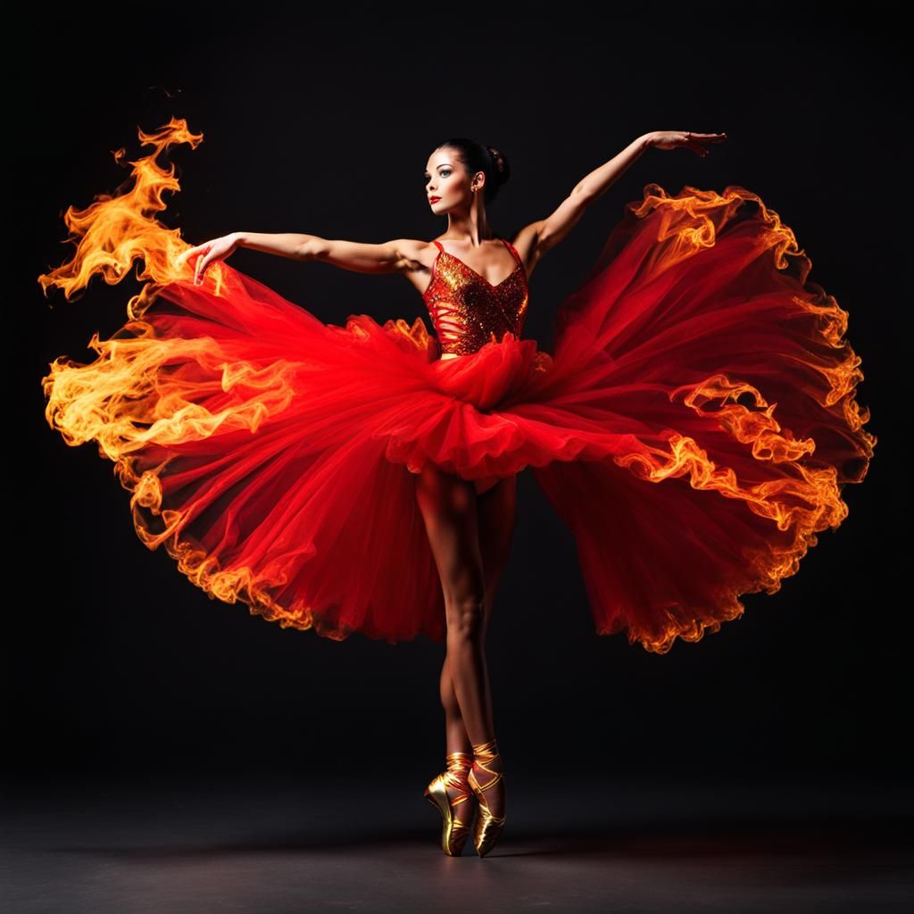 Fiery Ballerina Dance